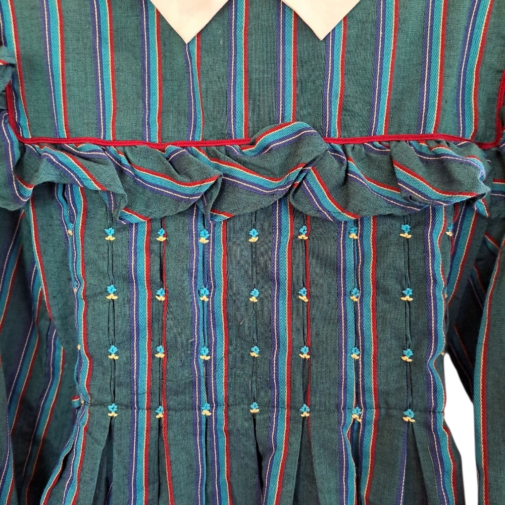 Polly Flinders 7 Paper Tag Vtg Dress Cosplay Movie Prop Plaid Classic - Picture 2 of 5